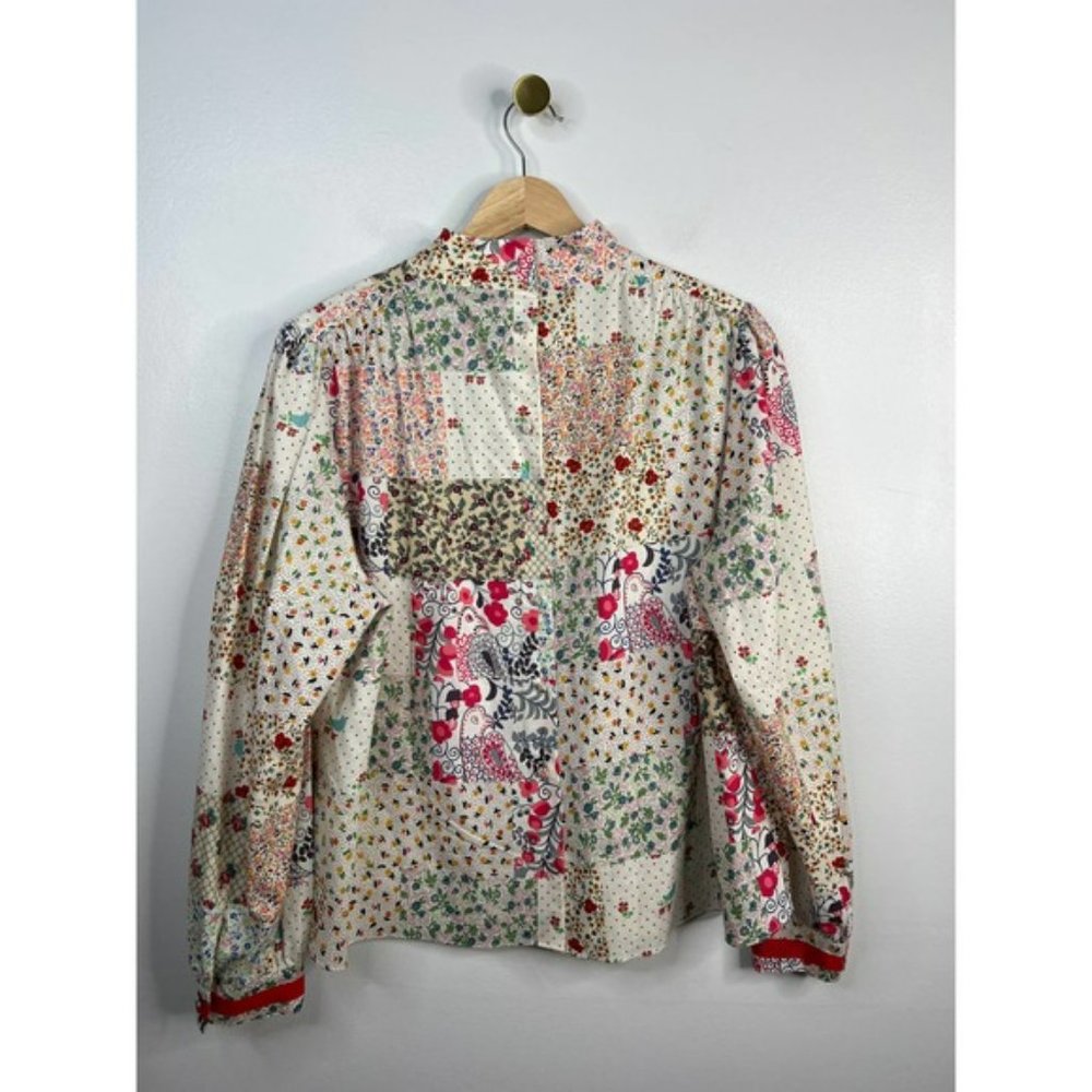 NWOT Hunter Bell Multicolor Patterned Blouse - image 8